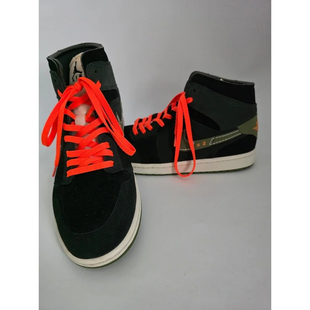Nike Air Jordan 1 Men's Size 11‎ Mid SE Craft Olive Green Grey high tops Jumpman